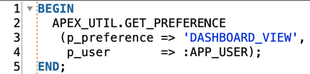 Get Preference API