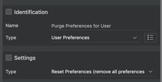 Purge User Preferences Declaratively