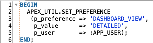 Set Preference API